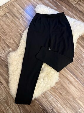 ASOS Black Straight-Leg Ponte Trousers